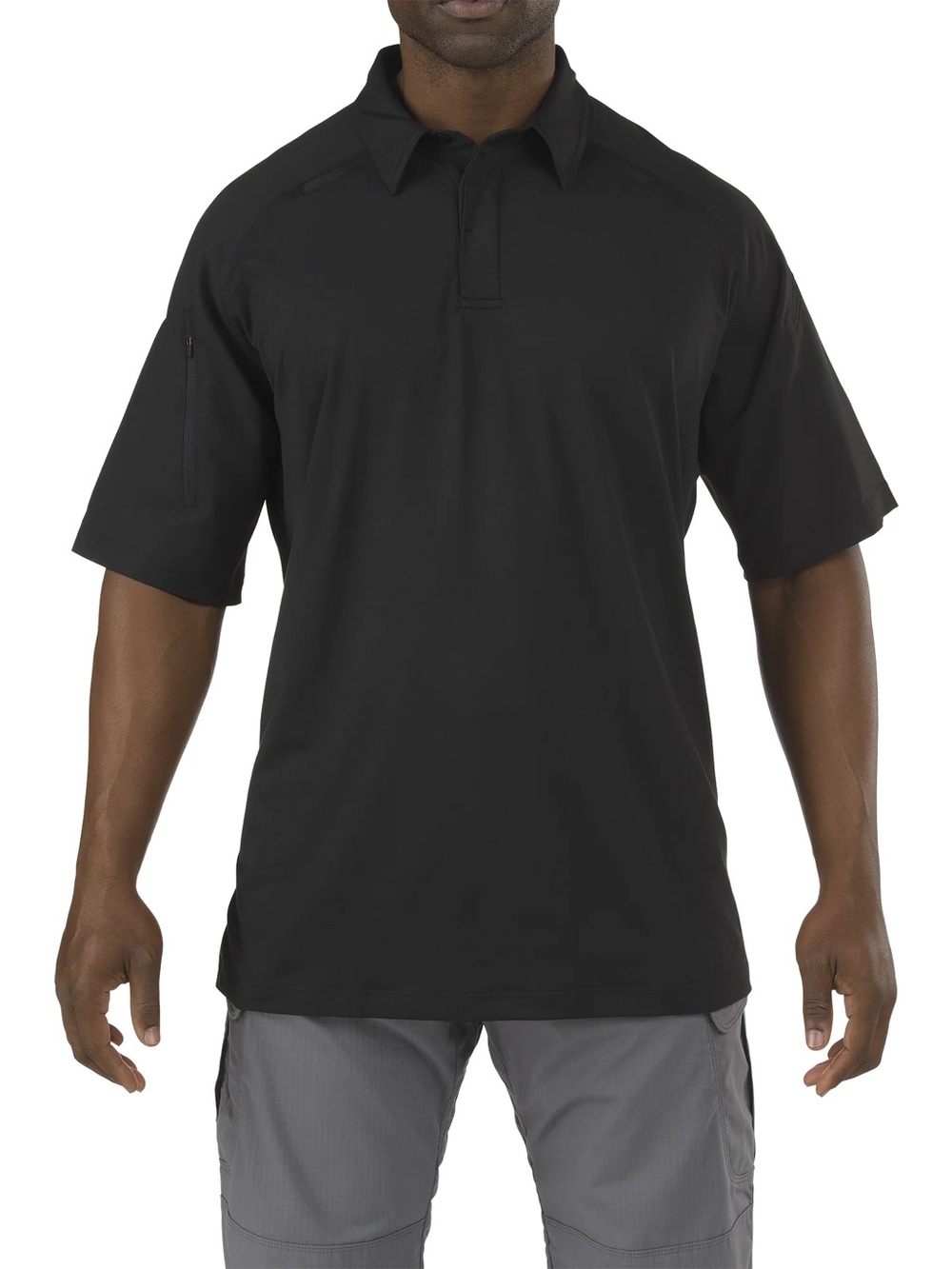 5.11 Tactical Black Short-Sleeve Performance Polo